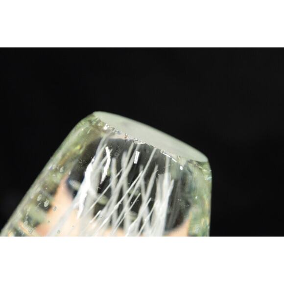 Clear Glass Paperweight Jellyfish Controlled Bubbles 5" Seaside Cottagecore Naut - Picture 7 of 10